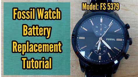 fossil watch battery replacement free.